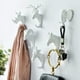 thumbnail image 3 of Gancho de pared autoadhesivo de resina animal, gancho para abrigo, toalla, gancho para puerta montado en la pared, almacenamiento de toallas y ropa, ciervo blanco oso de fresa Electrónica, 3 of 5
