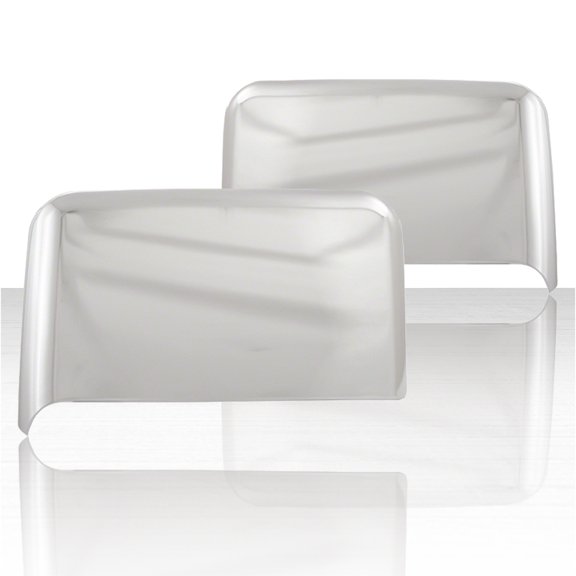 Upper Tow Mirror Covers /w turn Signal for 15-19 GMC Sierra 2500/3500 HD-Chrome