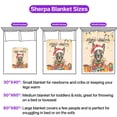 thumbnail image 5 of Merry Christmas Santa Belgian Malinois Scarf Twinkling Lights Xmas Holiday Cozy Sherpa Blanket Sheepdog Dog Lover Gifts Warm Soft Throw Blanket - 00022, 5 of 5