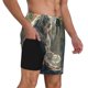 thumbnail image 2 of Fotbe Forest Meditating White Tiger Traje de Baño para Hombre – Shorts de Natación de Secado Rápido con Forro y Bolsillos-Small, 2 of 6