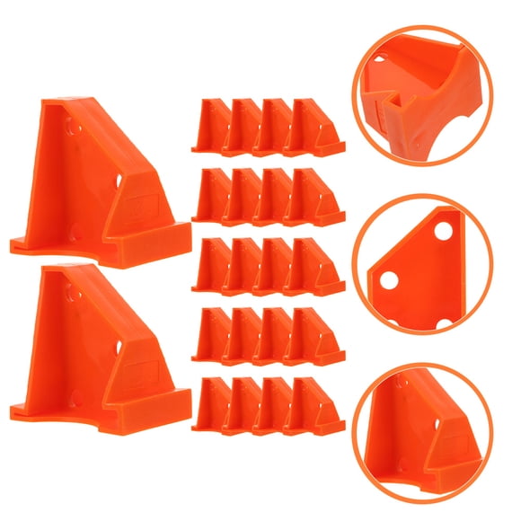 UPOUART 30Pcs Adjustable Plastic Flooring Spacers for Hardwood Floor and DIY Projects