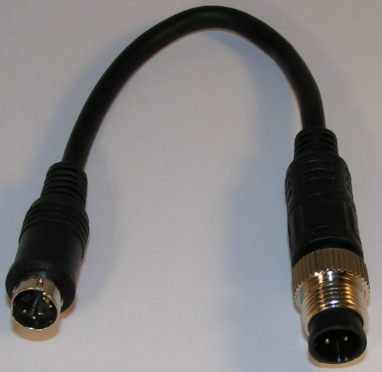 WDRV-ADLM, 4 PIN DIN to 4 PIN Locking Type Male Adapter Cable - Walmart.com