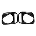 thumbnail image 3 of Zorion 2x Front Headlight Trim Covers High Performance Decoration Accessories Headlamp Black, 3 of 9