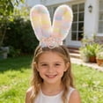 thumbnail image 4 of Lady Hairband Easter Rabbits Long Ear Party Photo Booth Props for Girls, 4 of 14