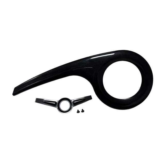 Varera de cubierta de la cadena de bicicletas 46T-52T Protección liviana Piezas de bicicleta Caso protector para montar en bicicleta Reemplazo de Negro