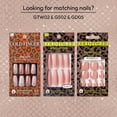 thumbnail image 5 of GoldFinger Press On Toenails Wider Fit Full Cover Nude Color Squoval Shape, Long Lasting Nail Glue Included, Glue On Toe Nails (So Happy) for Beach, Vacation, Special Occasion, 5 of 5