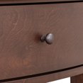 thumbnail image 5 of U-Style Curved Console Table with 3 Drawers 51.1“ Espresso, 5 of 5