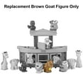 thumbnail image 6 of Replacement Part for Fisher-Price Little People Noah's Ark Playset - HNG03 ~ Replacement Brown Goat Figure ~ Works with Other Sets Too ~ Children's Bible Story Playset Figure, 6 of 6