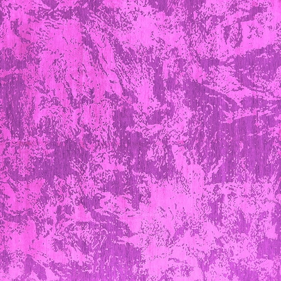 Ahgly Company Indoor Square Oriental Pink Industrial Area Rugs, 4' Square