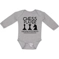 thumbnail image 3 of Inktastic Chess Player Game Boys or Girls Long Sleeve Baby Bodysuit, 3 of 5