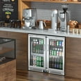 thumbnail image 6 of Coolski Undercounter Beverage Refrigerator, 36’’ Wide Commercial Back Bar Cooler Fridge with 2 Glass Doors, ETL NSF Approved, 6 of 8