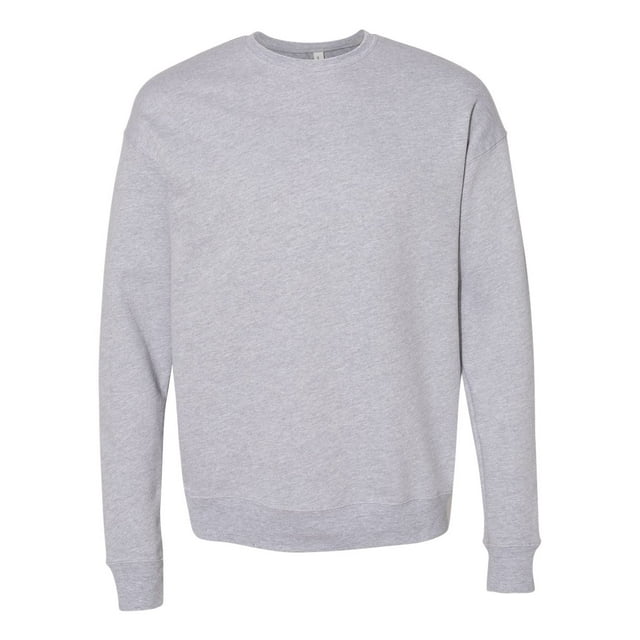 Bella Canvas Men`s Drop Shoulder Fleece, L, Athletic Heather