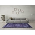 thumbnail image 3 of Ahgly Company Indoor Rectangle Persian Blue Traditional Area Rugs, 7' x 9', 3 of 4