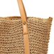 thumbnail image 2 of Nvzi Bolso de paja redondo tejido a mano, bolso de playa de verano natural, bolso cruzado de ratán para mujer, 2 of 5