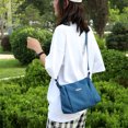 thumbnail image 5 of Bolso de hombro de nailon para mujer, de mano para mujer, cruzado con cremallera de gran capacidad, 5 of 5