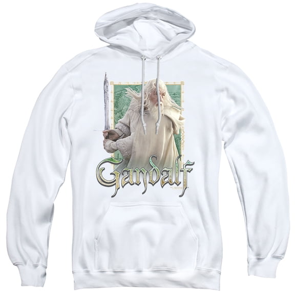 Lord of the Rings Gandalf Unisex Adult Pull-Over Hoodie,Gandalf, Medium
