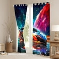 thumbnail image 3 of Castle Fairy Racing Car Black Out Curtains,Speed Race Car Curtains Pack of 2 (42x63 Each), 3 of 6