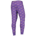thumbnail image 3 of The Wild Collective Purple Los Angeles Lakers Allover Logo Jogger Pants, 3 of 3