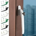 thumbnail image 4 of UPVC Aluminum Alloy Locking Door Handles Latch Locks Window Handle Double Glazing BLACK 21MM, 4 of 8