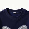 thumbnail image 5 of HCNTES Girls Clothes 24 Months 3T 4T 5T 6T Kid Girl Fall Winter Clothes Child Long Sleeve Butterfly Applique Sweatshirt Pullover Solid Pants 2PCS Matching Sets, 5 of 6