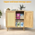 thumbnail image 3 of JOZ Kitchen Wooden Buffet Cabinet with Storage Sideboard for Living Room，Dining Room, Coffee Bar, 3 of 8