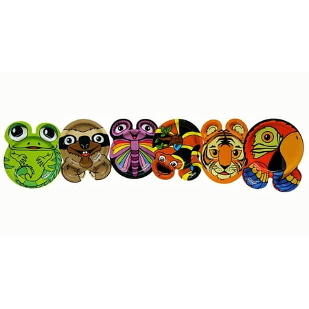 Hefty Zoo Pals Rainforest Collection Paper Plate, 20 Count
