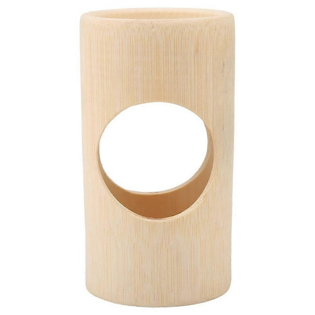 Jouet en tube de bambou pour petits animaux, hamster, animal de compagnie, amusant, cage (grand modèle)