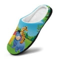 thumbnail image 3 of Men Winnie The Pooh Slippers Non-Slip Fuzzy House Slippers Warm Soft Plush Winter House Shoes Indoor Outdoor Slip-On Shoes, 3 of 7