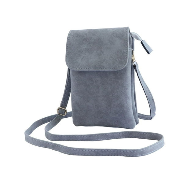 Bolso bandolera para mujer, elegante y duradero, tipo bandolera, tipo sobre, tipo bandolera. Gris