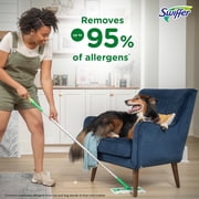 كاسحة Swiffer 2 في 1 مجموعة كنس وممسحة بداية ، 1 ممسحة + 19 عبوات
