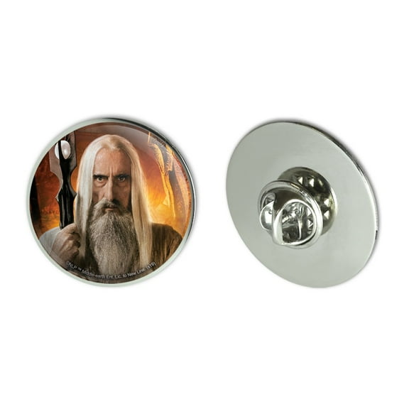 The Lord of the Rings Saruman Character Metal 1.1" Tie Tack Hat Lapel Pin Pinback