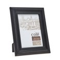 thumbnail image 1 of Philip Whitney 5x7 Distressed Black Wooden Beaded Picture Photo Frame Standing Horizontal or Vertical With Moulding, 1 of 1