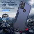 thumbnail image 5 of REQO for Moto G Play 2023 Case,Moto G Pure Phone Case,Moto G Power 2022 Case with Screen Protector, Heavy-Duty Tough Rugged Shockproof Protective Case for Motorola Moto G Play 2023, Blue, 5 of 6