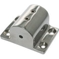 thumbnail image 6 of ABCISI Pair of 316SS Marine Grade Casting Boat Yacht Hand Rail Fitting 90 Degree Rectangle Stanchion Base Mount Hardware for 7/8''(22mm) Tube, 6 of 6