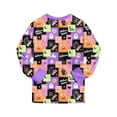 thumbnail image 6 of Kakishop Kids' Sibling Matching Halloween and Holiday Pajama Sets 2 Pcs PJS (Purple,6-7 Years), 6 of 9
