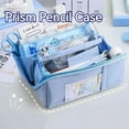 thumbnail image 3 of Big Capacity Pencil Case, 8 Compartments Large Pencil Pouch, Pen Bag Pencil Box, for Adults Men Women Office Essentials, for Students Teachers Writers Culture and Sports Workers (Black), 3 of 6