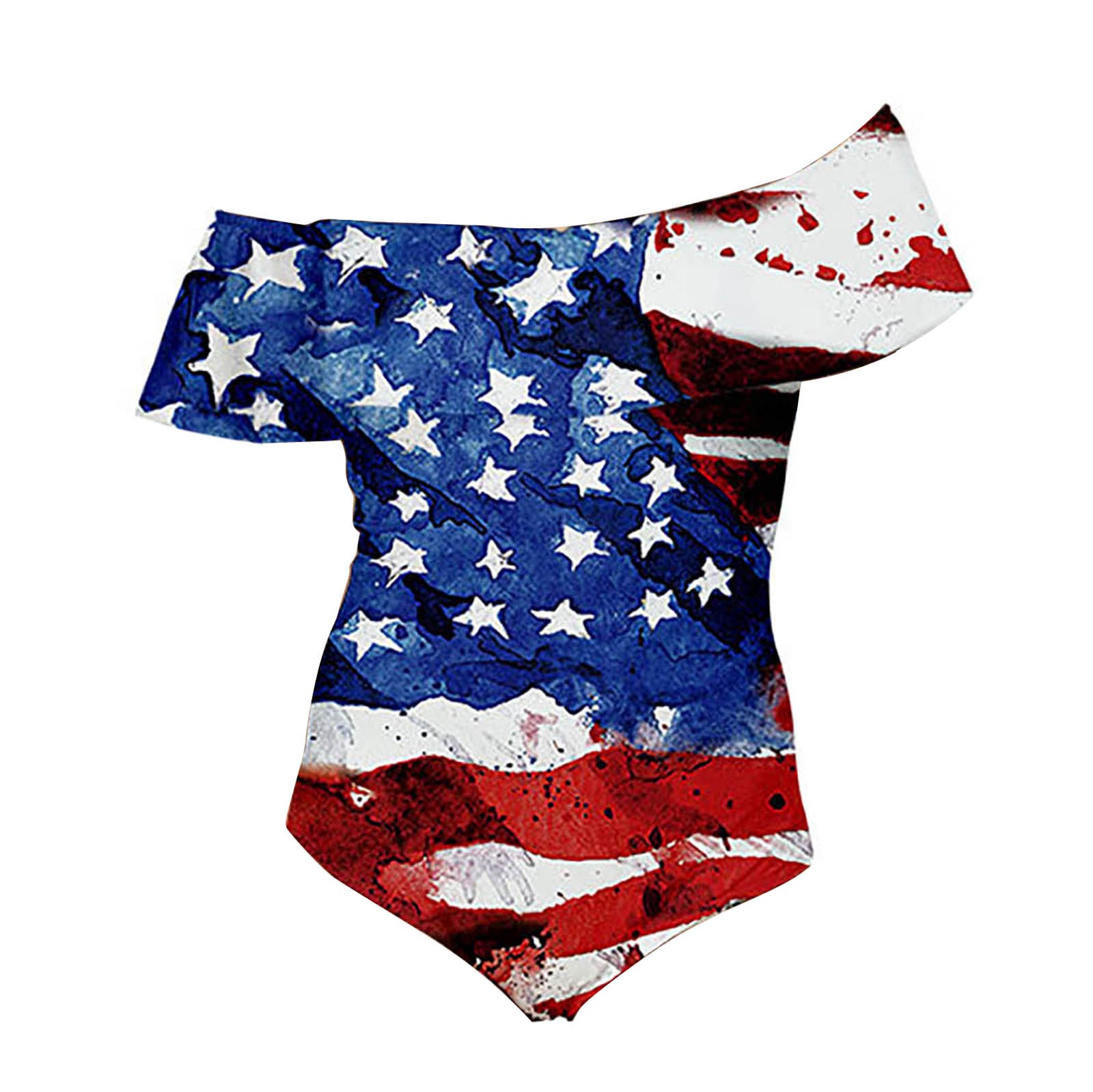Swimsuit Women Fashion Lady USA Bikini USA Independence Day 4th Of July