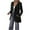 Black, variant on Lenpel Women's Zip up Hoodies Casual Long Sleeve Solid Tunic Sweatshirts Fashion Fall Jackets with Pockets