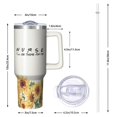thumbnail image 2 of 40oz Nurse Tumbler with Easy-Grip Handle, Textured Stainless Steel Finish, Prevents Slipping, A Well-Designed and Considerate Nurse Gift for Safety, 2 of 5