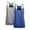 Dark Gray, variant on QUINDOS 2 Pack Womens Tank Tops Casual Summer Camisoles for Women Pack MultiPack Crew Neck Sleeveless Spaghetti Strap Cami Tops Loose Fit Solid Color Hollow Out Undershirts