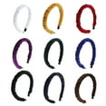 thumbnail image 5 of Korean Fashion Hairband Solid Color Handmade Headband Beauty Accessory Party Girl Styling Tool Children Using Supplies Red, 5 of 5