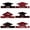 Deep Red, variant on 6-Pack Paper Graduation Caps, 9.8x4.2 Inch Cardboard Cutouts for DIY Party Decor, Double-Sided Prints for Hanging or Centerpieces