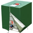 thumbnail image 4 of Cubierta protectora para balde de IBC de 1000L, impermeable y a prueba de polvo, cubierta para tanque de agua para exteriores, tela Oxford 210D, 4 of 4