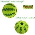 thumbnail image 3 of Pelota de juguete para perros, 2 pelotas de goma no tóxicas, pelota para perros para limpieza de dientes y juego de cachorros, pelota de juguete para perros y gatos pequeños y medianos JAMW Sencillez, 3 of 5