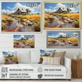 thumbnail image 4 of Designart "Expressive Countryside Farmhouse I" Landscapes Floater Framed Canvas Art Print, 4 of 7
