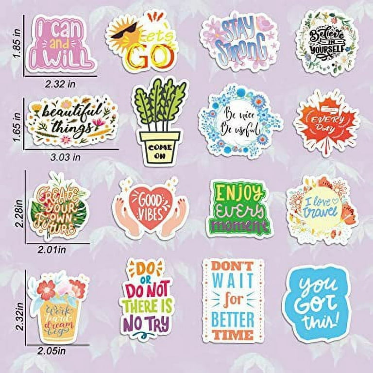 Inspiring Quote Stickers 720 Count Motivational Inspirational Stickers  Positive Aesthetic Quotes Planner Encouraging Stickers for Water Bottles  Teens