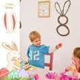 thumbnail image 7 of 23.6" Easter Bunny Wreath,Easter DIY Wreath Rabbit Rattan Circle,Foldable Rattan Rabbit Pendant,Rattan Bunny Wall Hanging Ornament,Easter Decoration, 7 of 7
