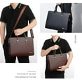thumbnail image 2 of FSD.WG] Bolso de Negocios Maletín de Cuero Bolso de Negocios Laptop para Hombre, 2 of 10