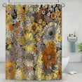 thumbnail image 4 of Retro Floral Shower Curtain Boho Vintage Daisy Flowers Modern Aesthetic Hand Drawn Painting Shower Curtains for Bathroom Bathtubs Decor Washable Durable Polyester Fabric 72x72 Inch with Hooks, 4 of 6