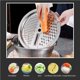 thumbnail image 4 of Bewildely Colador apilable de acero inoxidable y juego de lavabo para mezclar, colador de cocina, lavabo de arroz, colador de ensalada, juego de tazones, Suministros de limpieza para el hogar No.2 Bewildely HA026467-02, 4 of 6